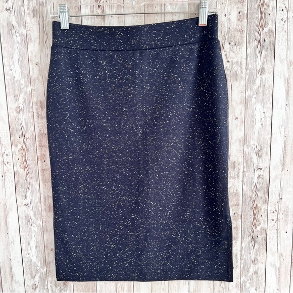 Madewell Column Side-Slit Skirt in Speckle - Picture 1 of 4